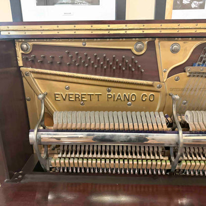 AVAILABLE TO RESTORE: CALL FOR CUSTOM PRICING - 1906 Everett 53" Wood Finish Upright Piano