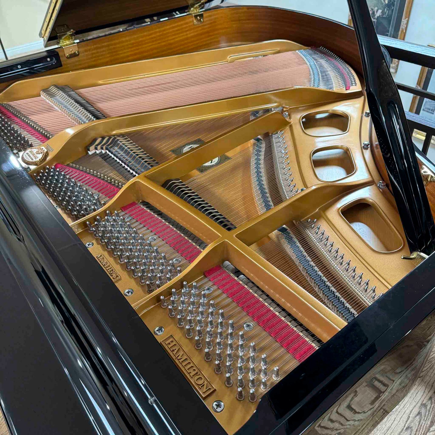 SOLD Hamilton (by Baldwin) 4'11" Polished Black Baby Grand Piano