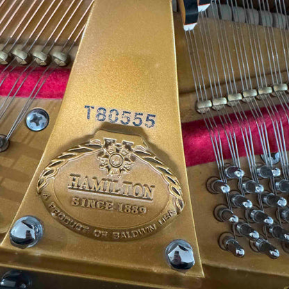 SOLD Hamilton (by Baldwin) 4'11" Polished Black Baby Grand Piano