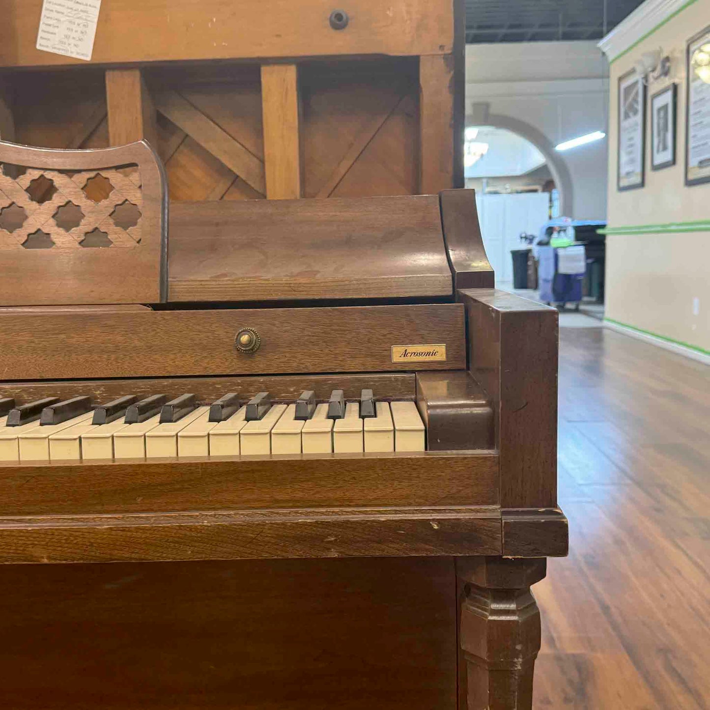 SOLD 1941 Baldwin Acrosonic 36" Wood Finish Spinet Piano