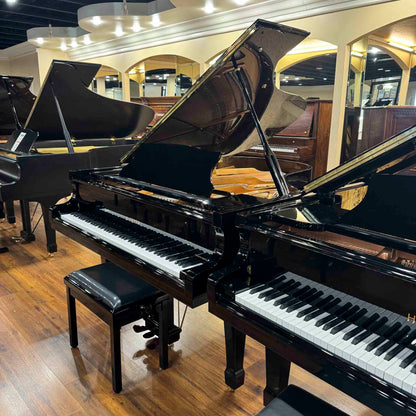 A. Geyer GG-186 6'1" Polished Black Grand Piano
