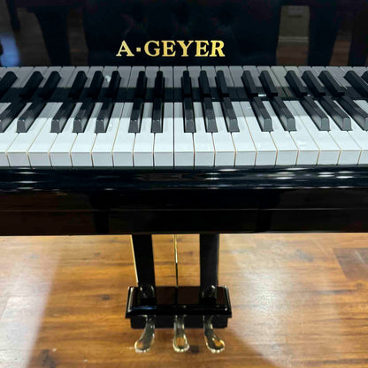 A. Geyer GG-186 6'1" Polished Black Grand Piano