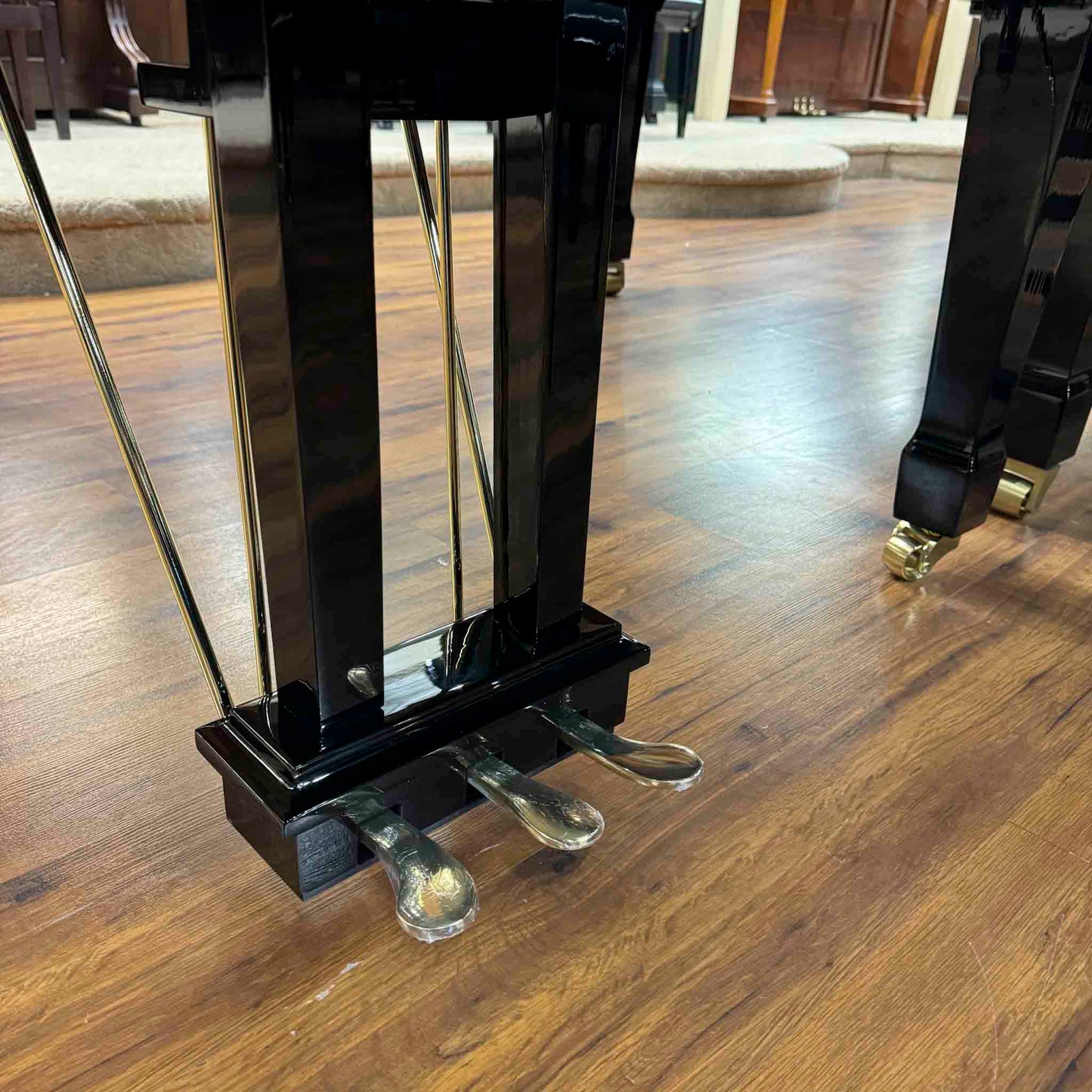 A. Geyer GG-186 6'1" Polished Black Grand Piano