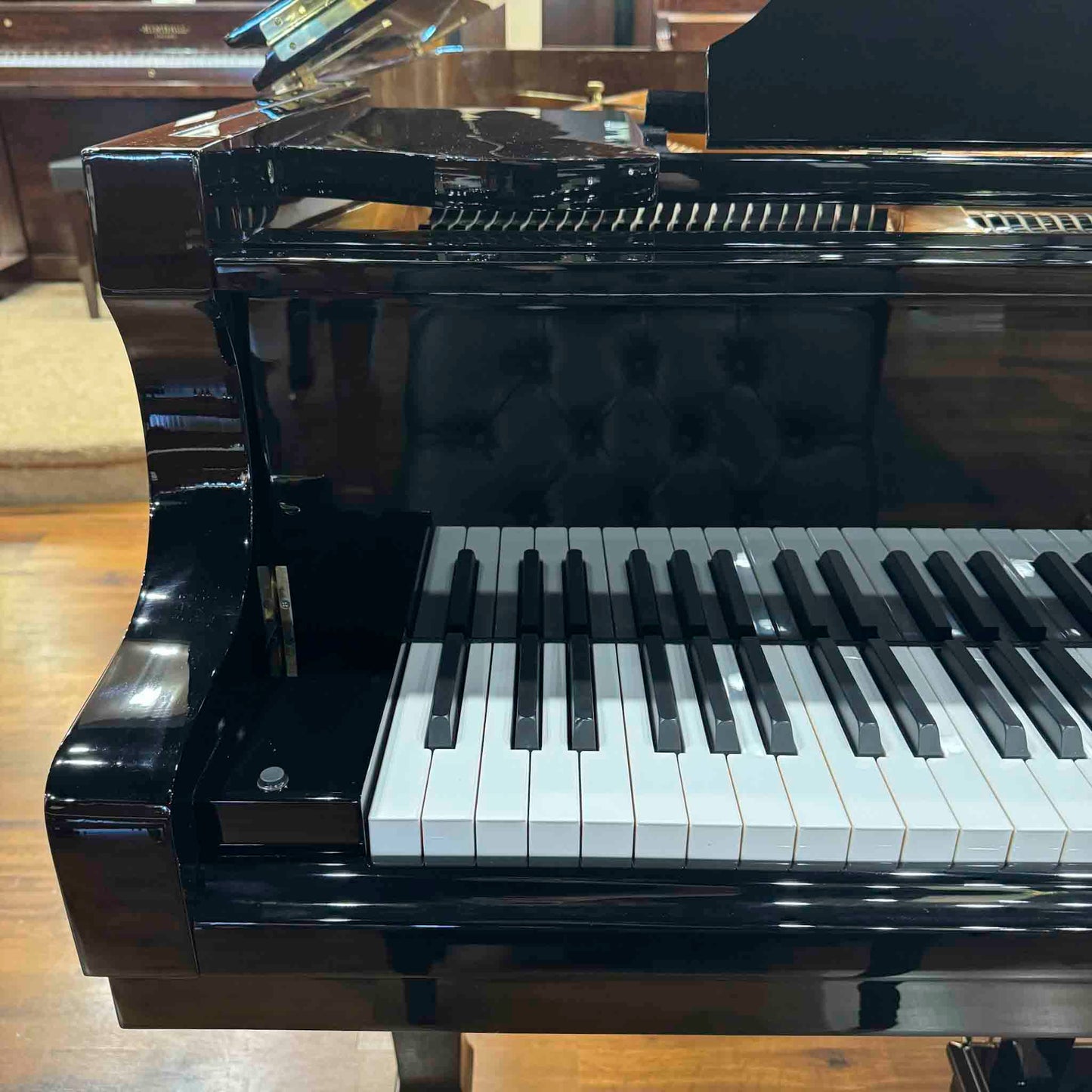 A. Geyer GG-186 6'1" Polished Black Grand Piano