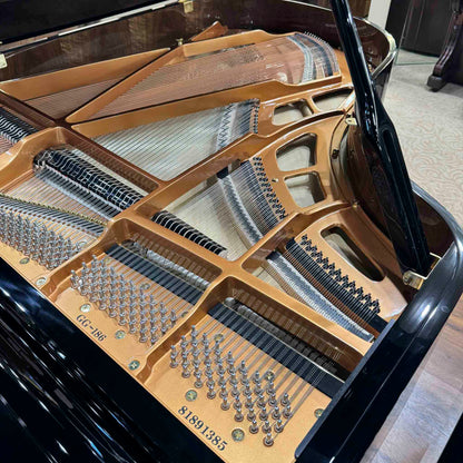 A. Geyer GG-186 6'1" Polished Black Grand Piano