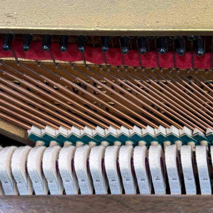 HEIRLOOM REFINISHING 1972 Astin Weight 42" Walnut Wood Finish Commissioned Console Piano