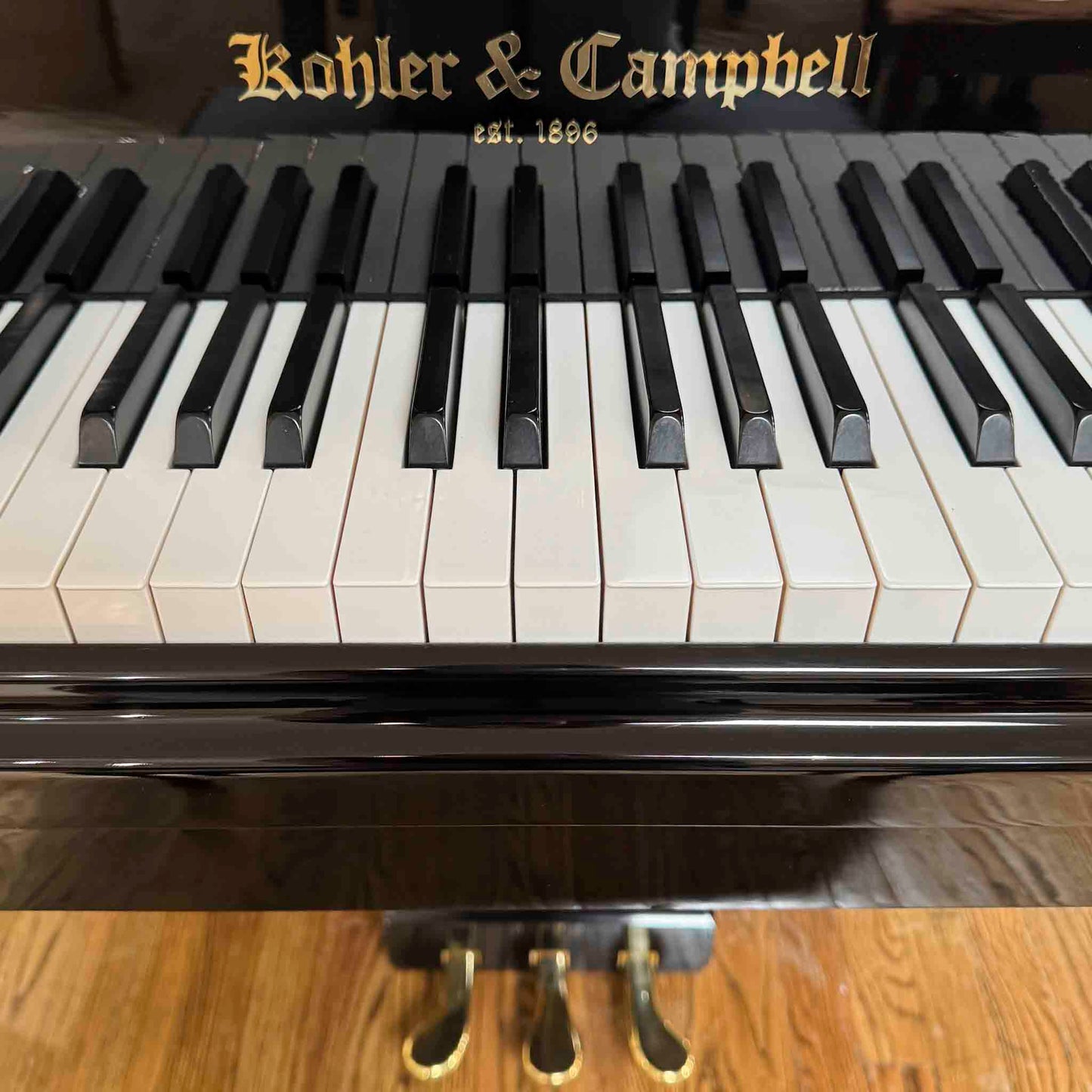 2008 Kohler & Campbell 5'2" Polished Black Baby Grand Piano