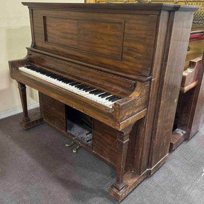 CURRENT SHOP WORK 1920 Kranich & Bach Wood Finish Commissioned Upright Piano