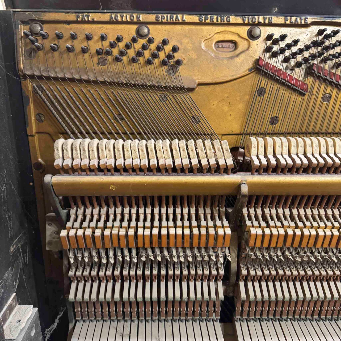 CURRENT SHOP WORK 1920 Kranich & Bach Wood Finish Commissioned Upright Piano