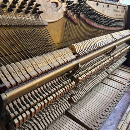 CURRENT SHOP WORK 1920 Kranich & Bach Wood Finish Commissioned Upright Piano