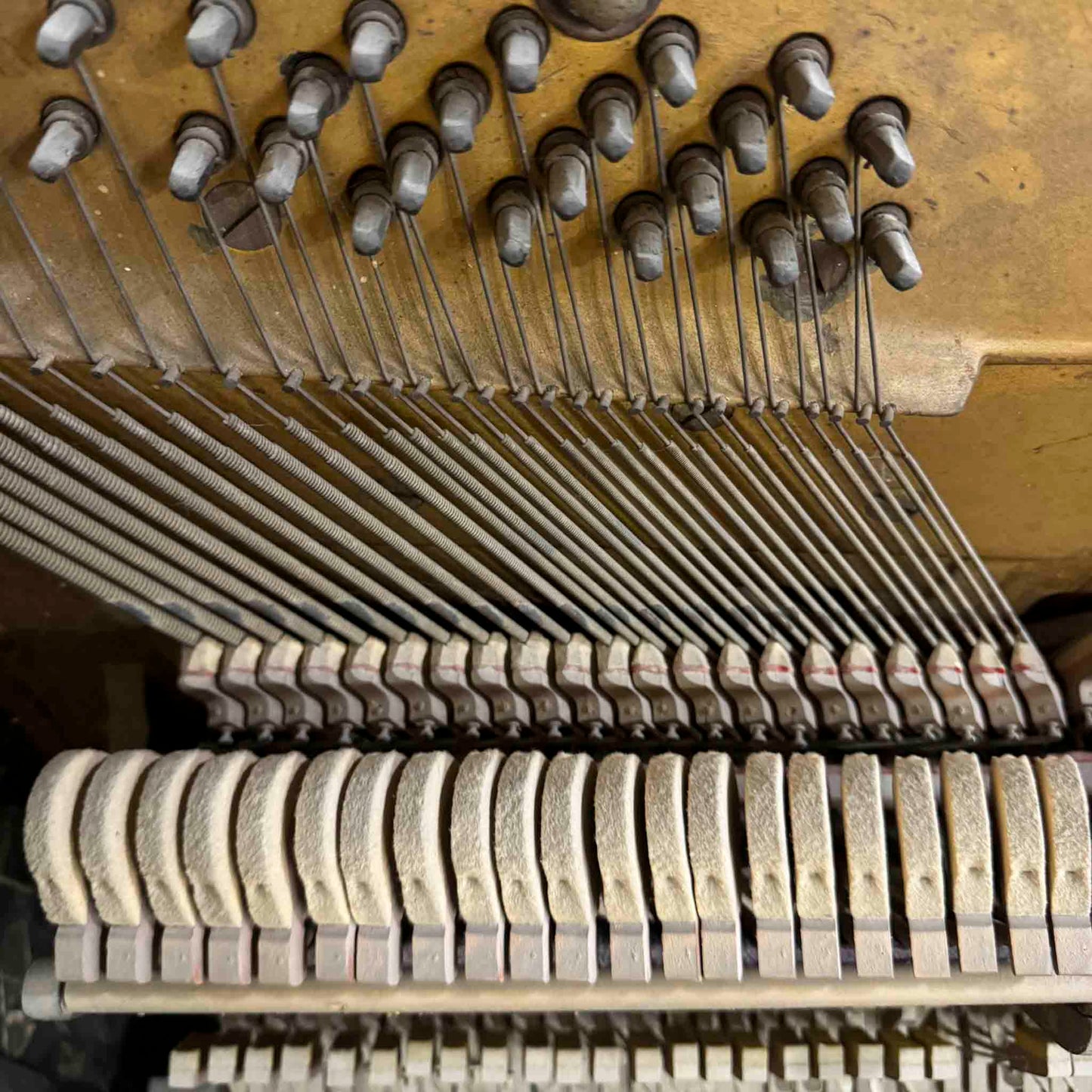 CURRENT SHOP WORK 1920 Kranich & Bach Wood Finish Commissioned Upright Piano