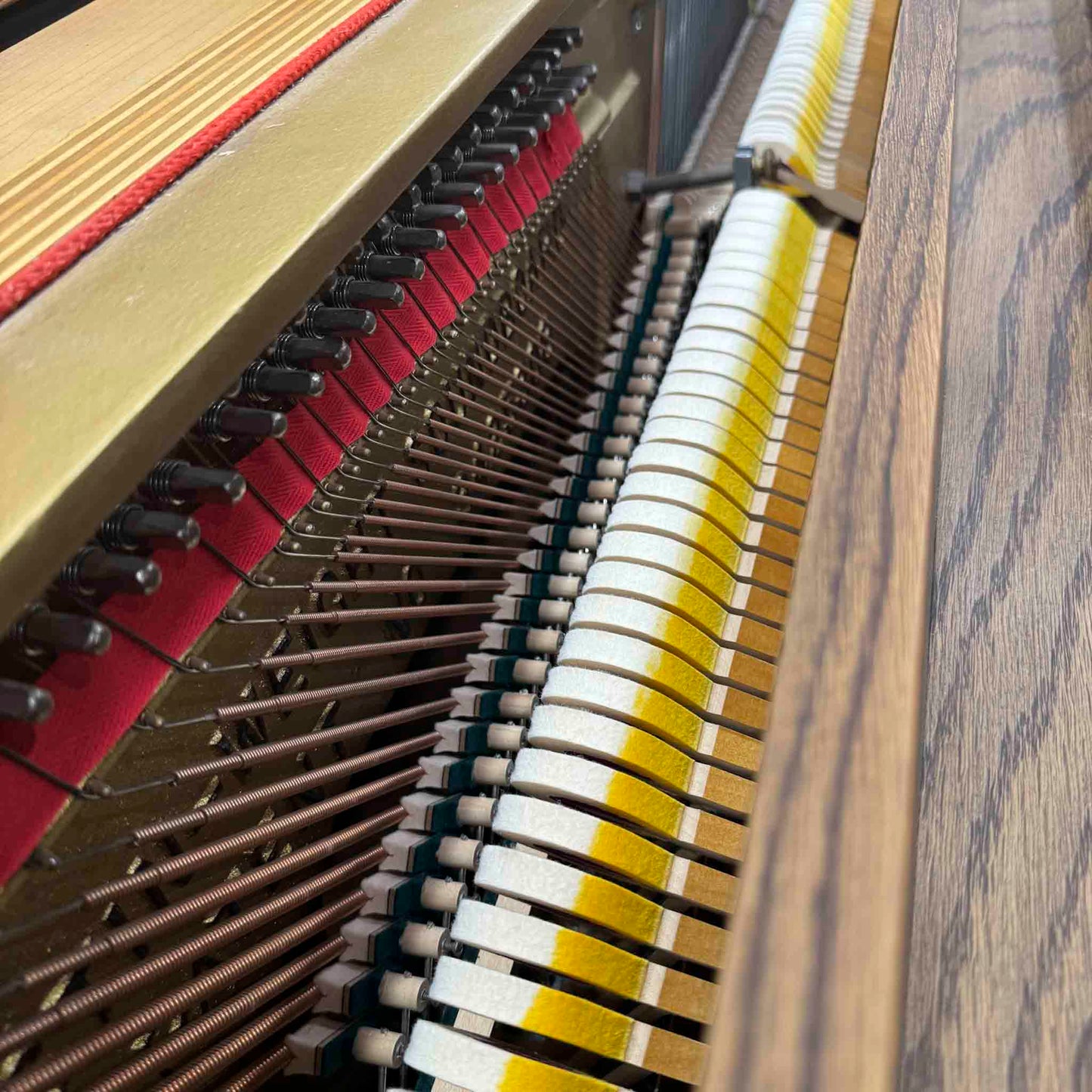 SOLD 1982 Astin Weight 42" Oak Console Piano