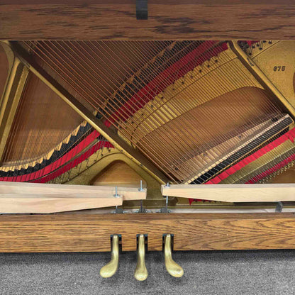 SOLD 1982 Astin Weight 42" Oak Console Piano