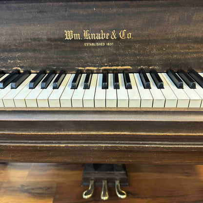 HEIRLOOM RESTORATION 1935 Knabe 5'4" Wood Finish Commissioned Player Grand Piano