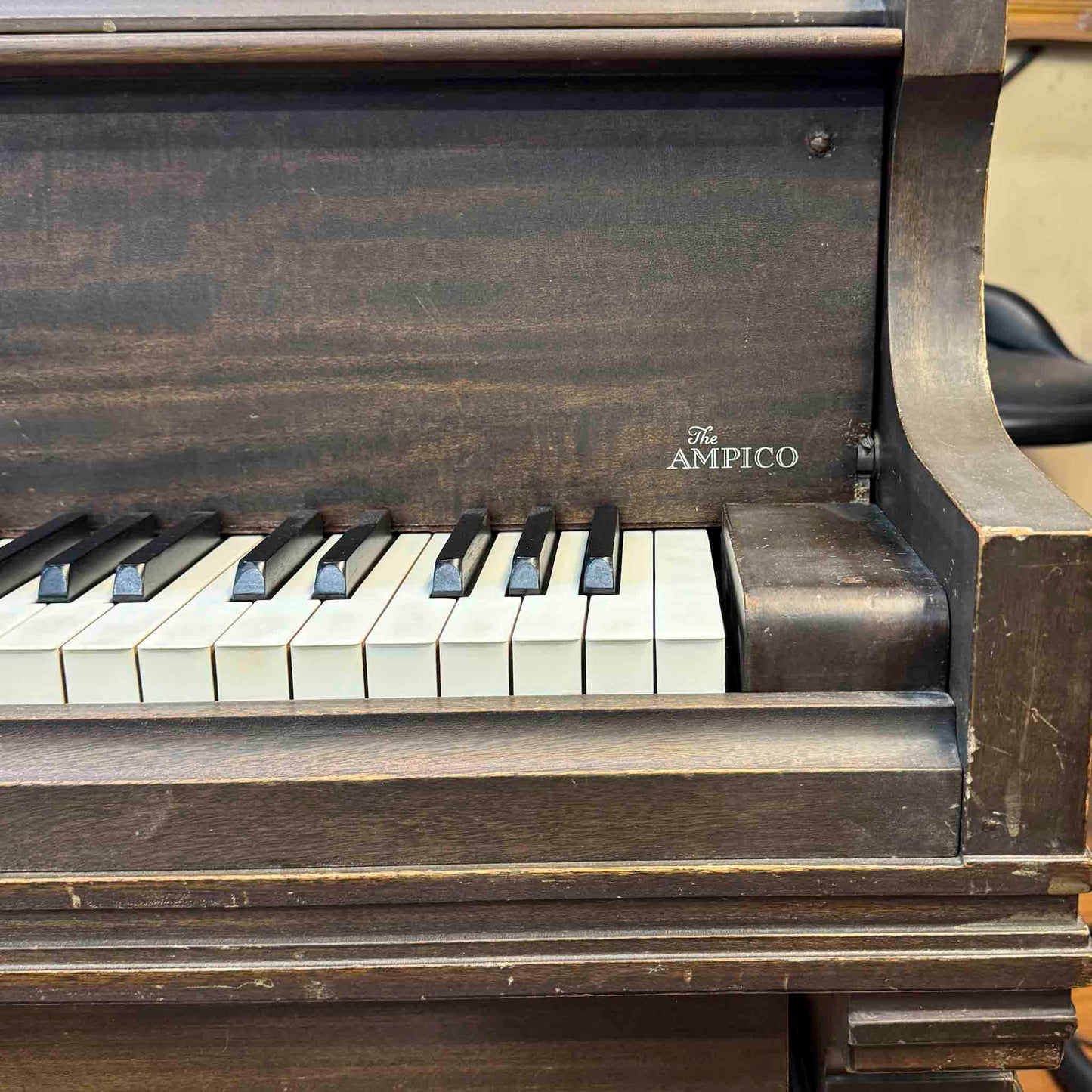 HEIRLOOM RESTORATION 1935 Knabe 5'4" Wood Finish Commissioned Player Grand Piano