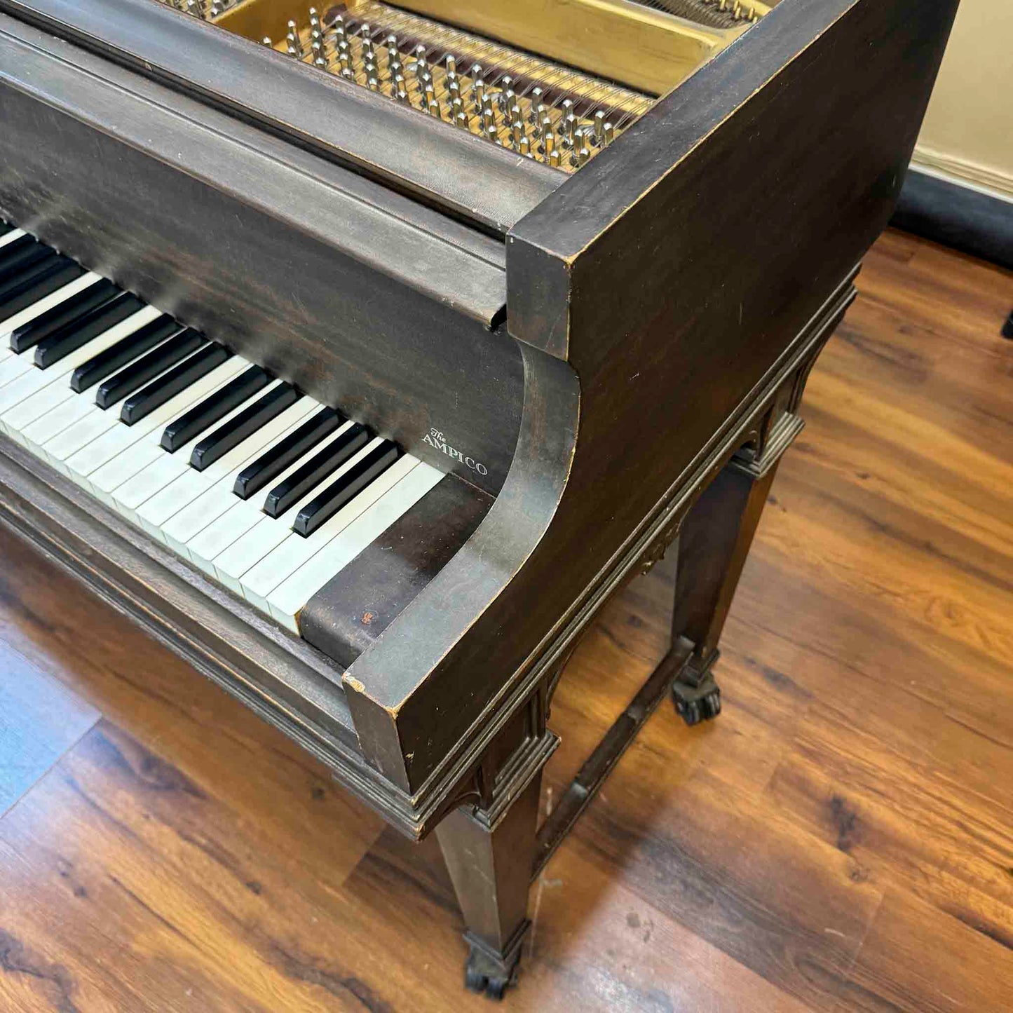 HEIRLOOM RESTORATION 1935 Knabe 5'4" Wood Finish Commissioned Player Grand Piano