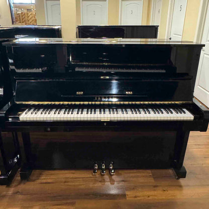 1974 Yamaha U1 48" Polished Black Upright Piano