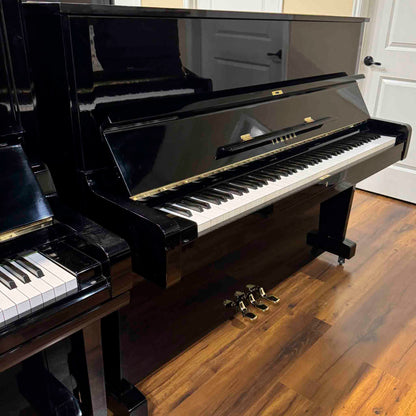 1974 Yamaha U1 48" Polished Black Upright Piano