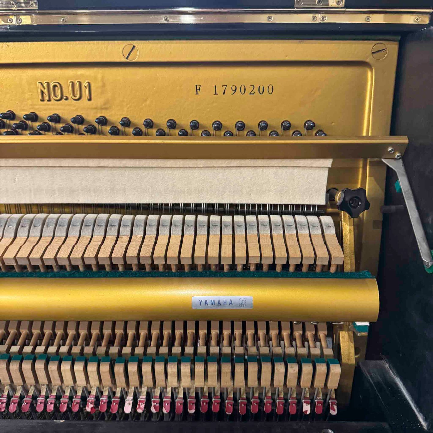 1974 Yamaha U1 48" Polished Black Upright Piano