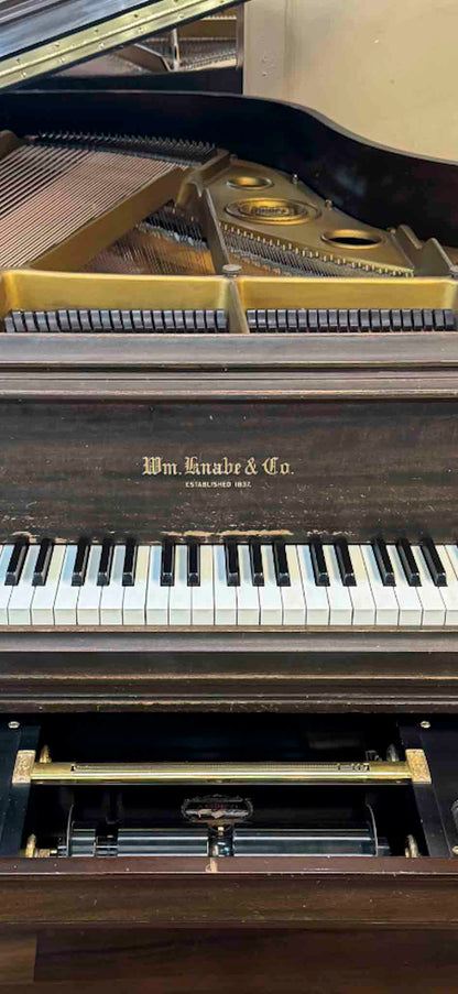 HEIRLOOM RESTORATION 1935 Knabe 5'4" Wood Finish Commissioned Player Grand Piano