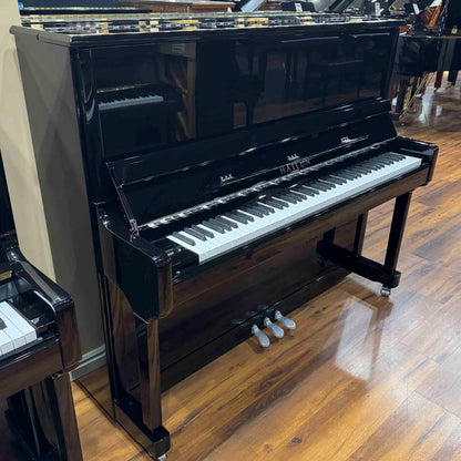 SOLD Hailun 5P 50" Polished Black Upright Piano