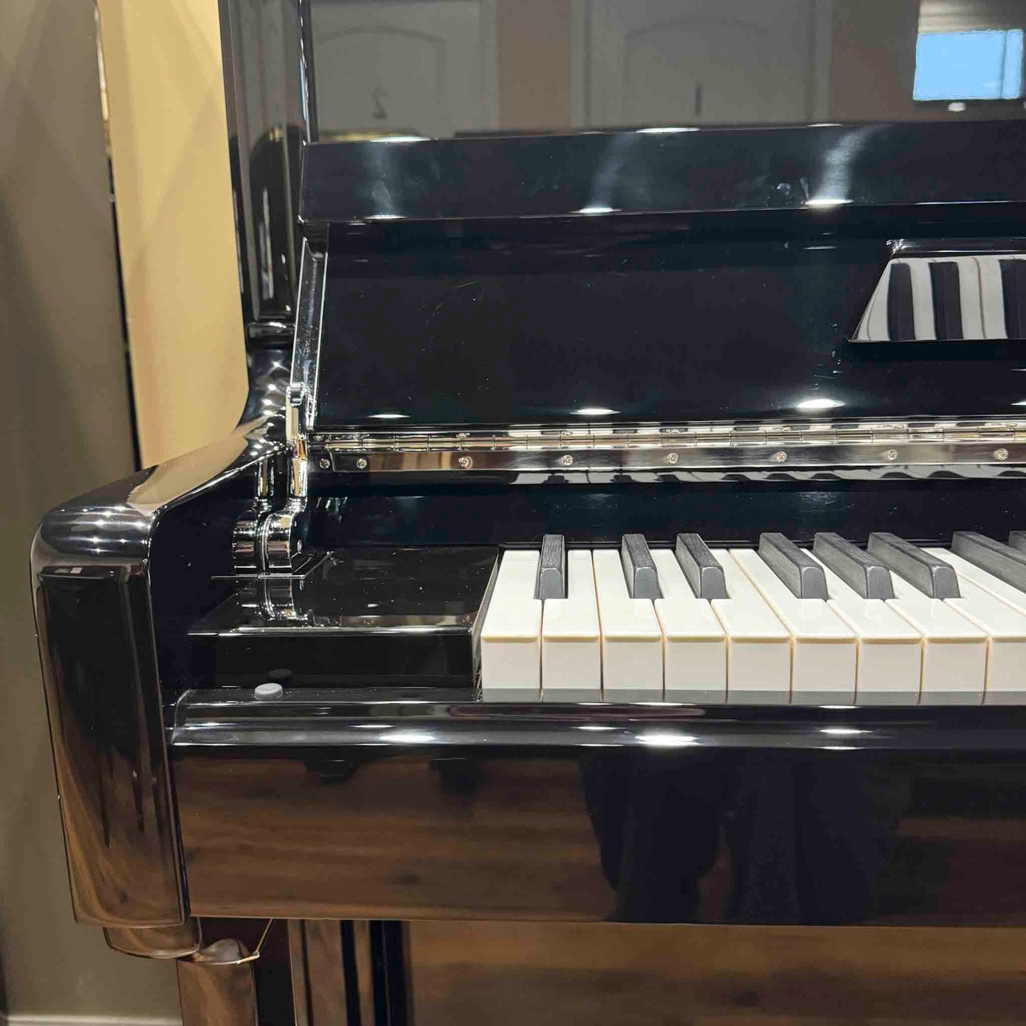 SOLD Hailun 5P 50" Polished Black Upright Piano