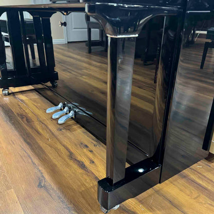 SOLD Hailun 5P 50" Polished Black Upright Piano