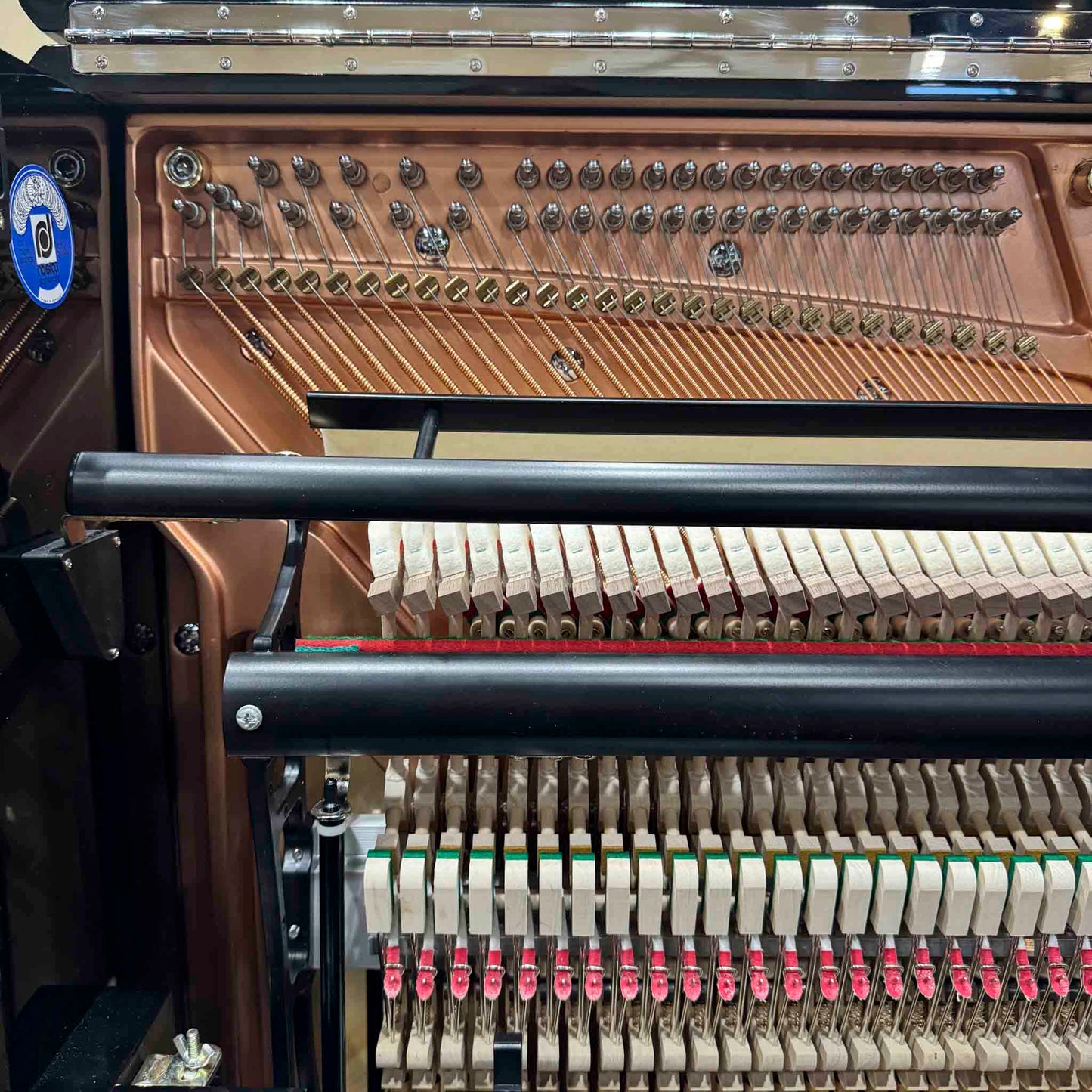 SOLD Hailun 5P 50" Polished Black Upright Piano