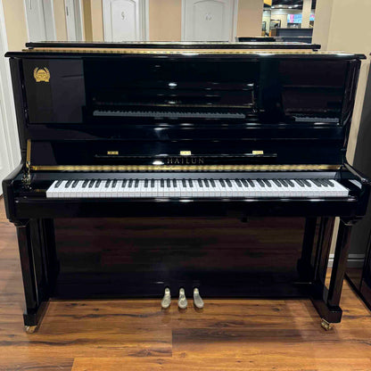 SOLD Hailun 5P 50" Polished Black Upright Piano