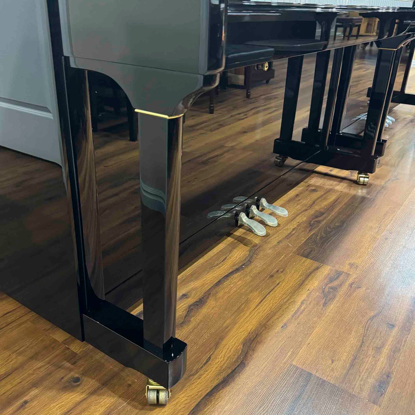 SOLD Hailun 5P 50" Polished Black Upright Piano