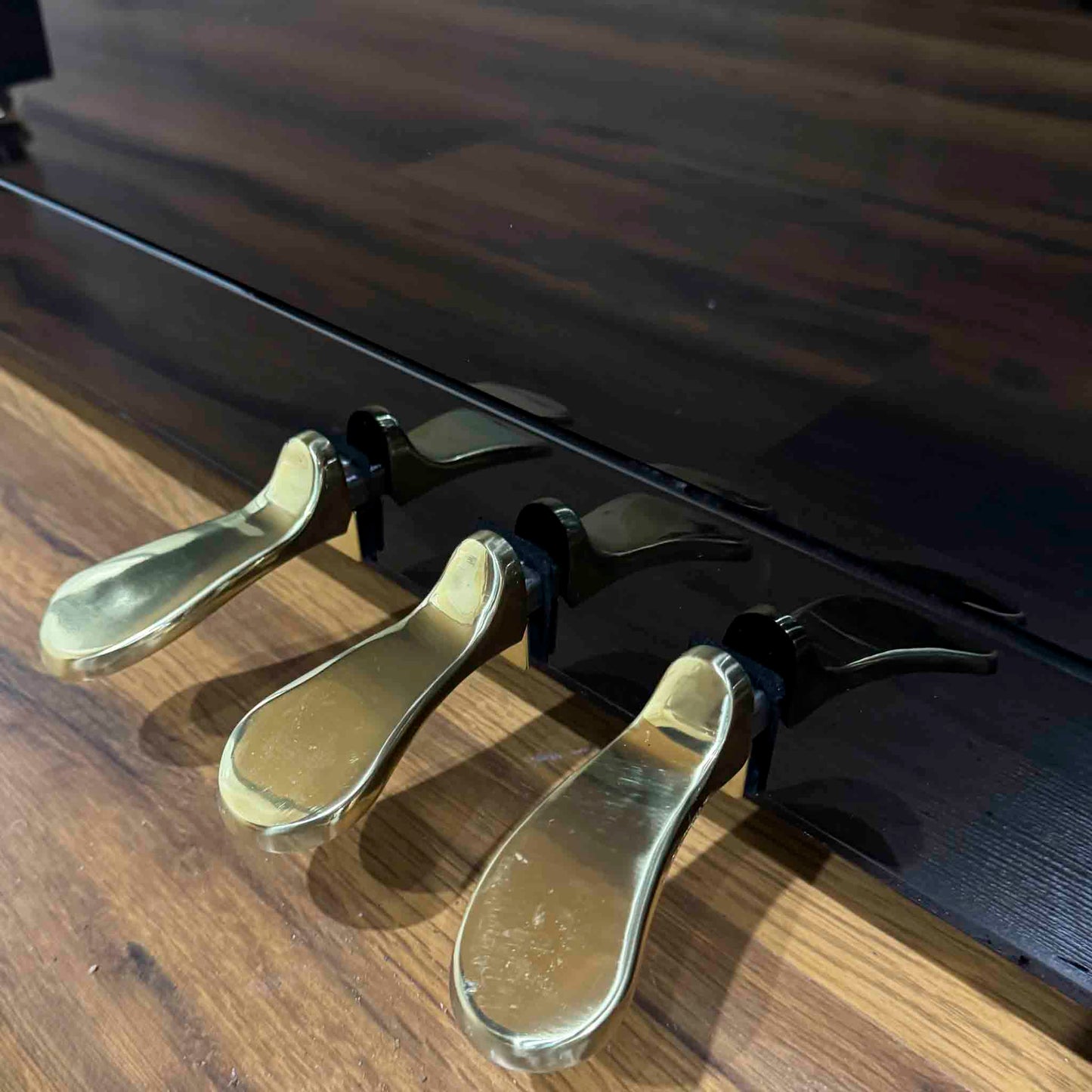 SOLD Hailun 5P 50" Polished Black Upright Piano