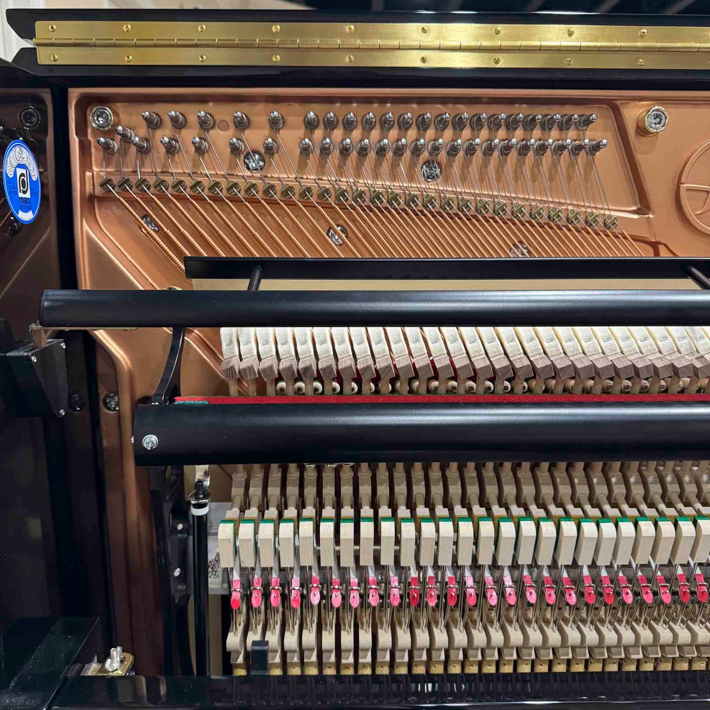 SOLD Hailun 5P 50" Polished Black Upright Piano