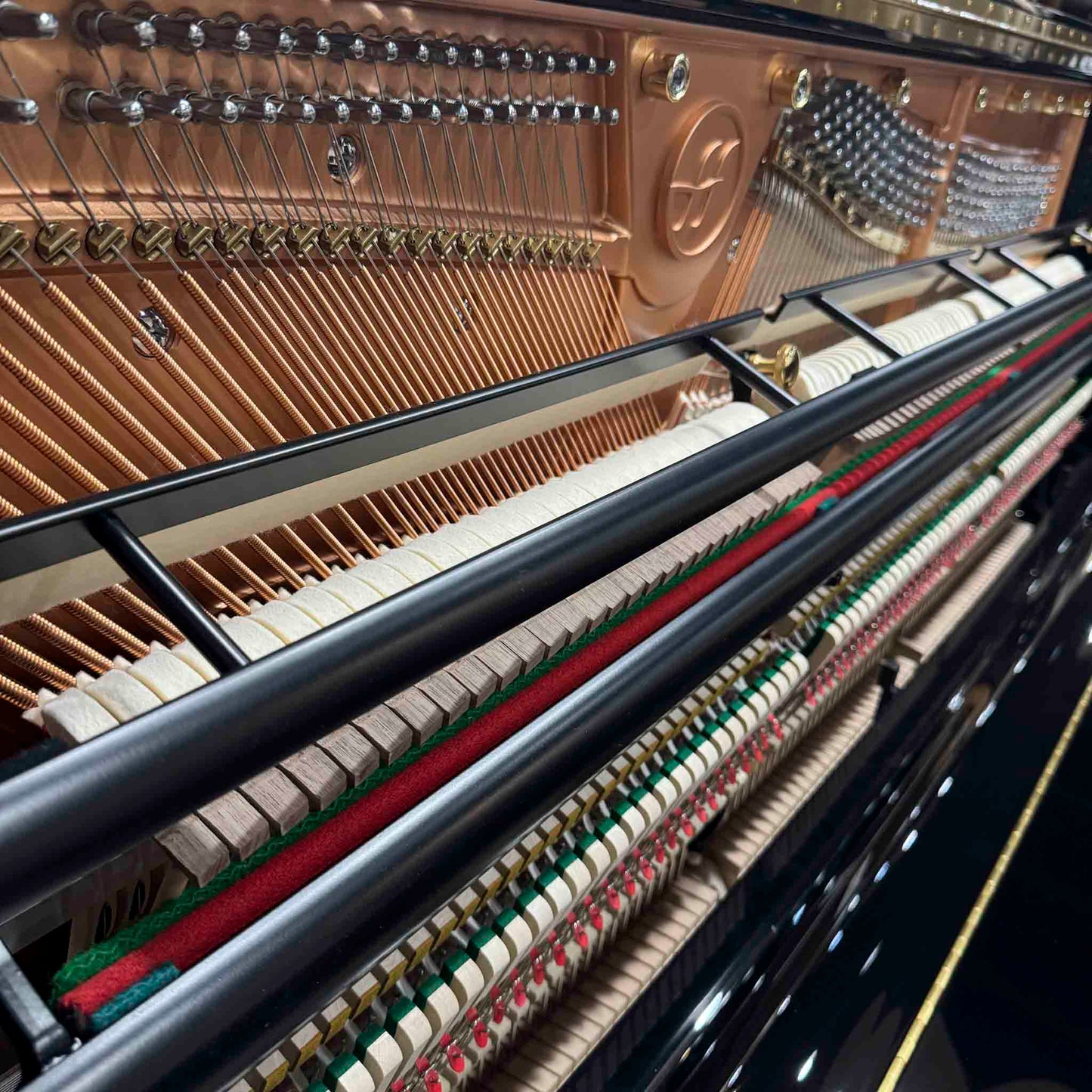 SOLD Hailun 5P 50" Polished Black Upright Piano