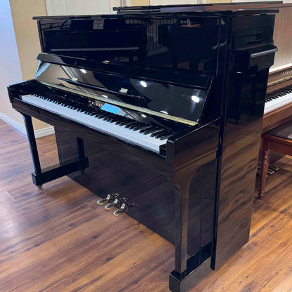 2006 Wyman WV120 47" Polished Black Studio Piano
