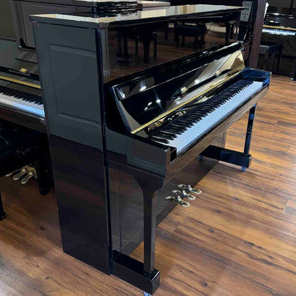2006 Wyman WV120 47" Polished Black Studio Piano