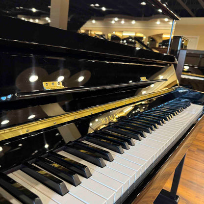 2006 Wyman WV120 47" Polished Black Studio Piano