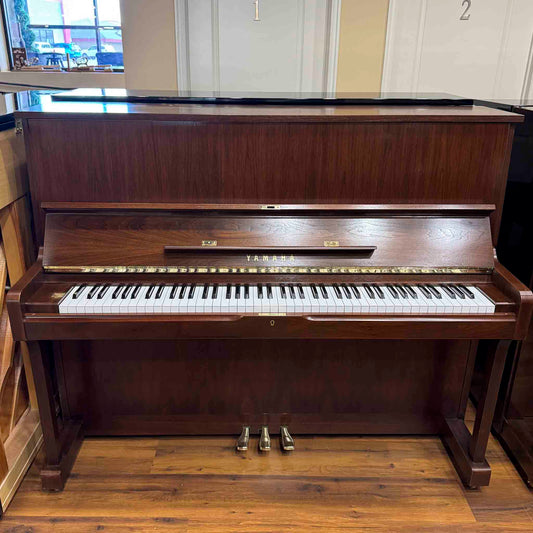 1984 Yamaha W120BW 48" Satin Walnut Upright Piano