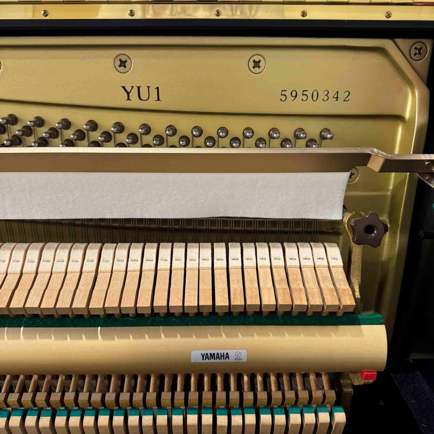 2001 Yamaha YU1 48" Polished Black Upright Piano
