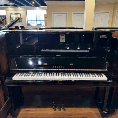 1986 Yamaha U3 52" Polished Black Upright Piano