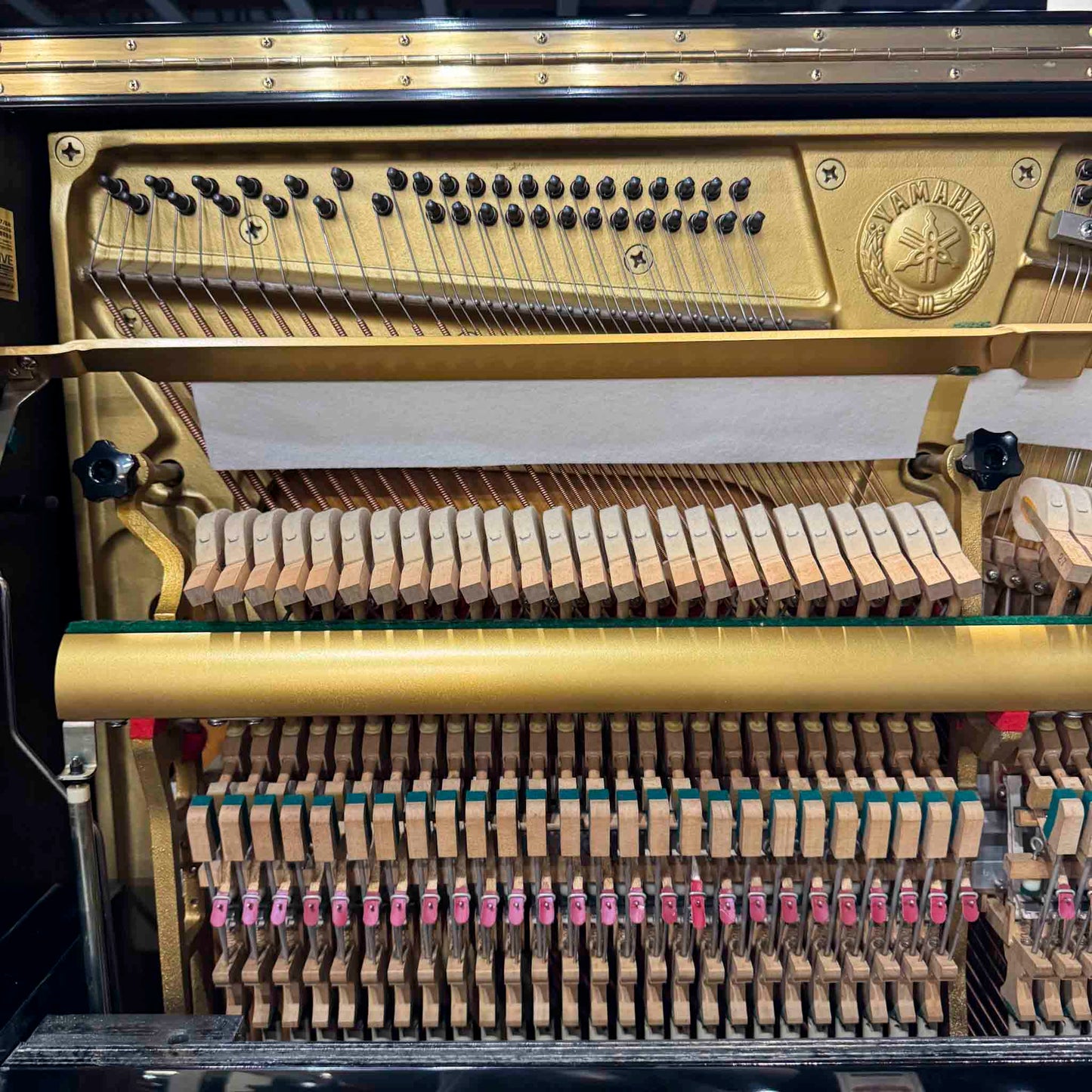 1986 Yamaha U3 52" Polished Black Upright Piano