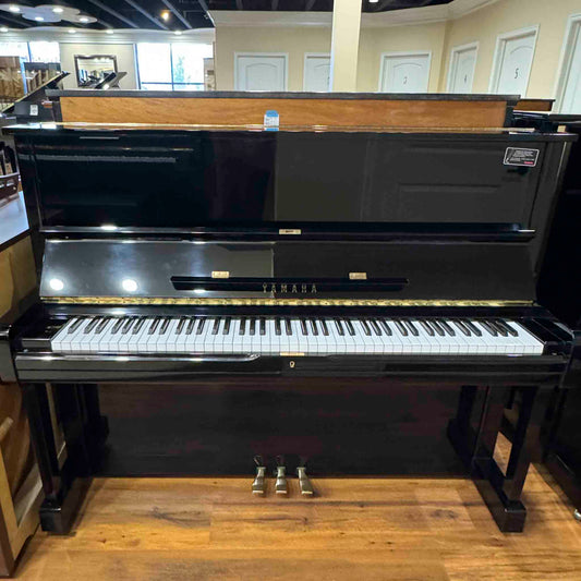 1987 Yamaha U1 48" Polished Black Upright Piano