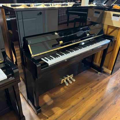 SOLD Hailun 121 48" Polished Black Upright Piano