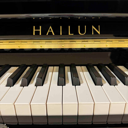 SOLD Hailun 121 48" Polished Black Upright Piano