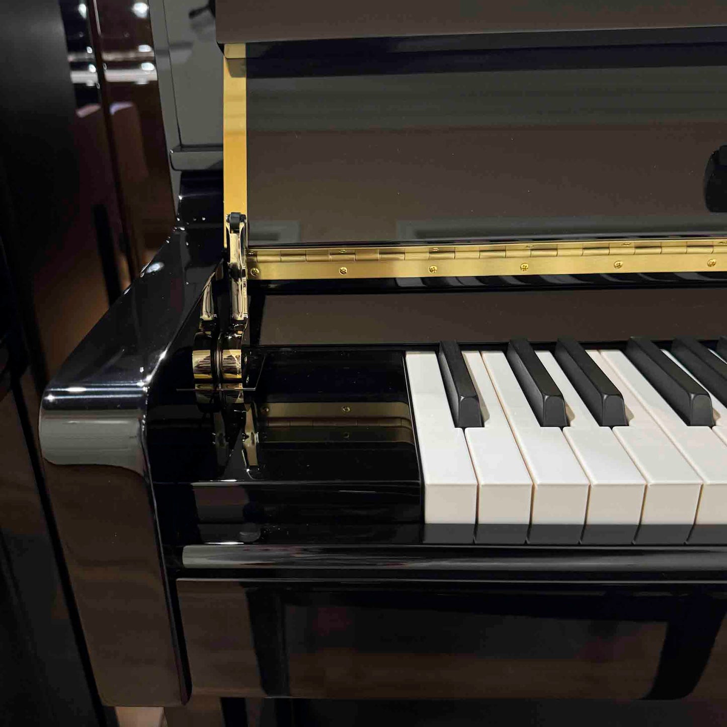 SOLD Hailun 121 48" Polished Black Upright Piano