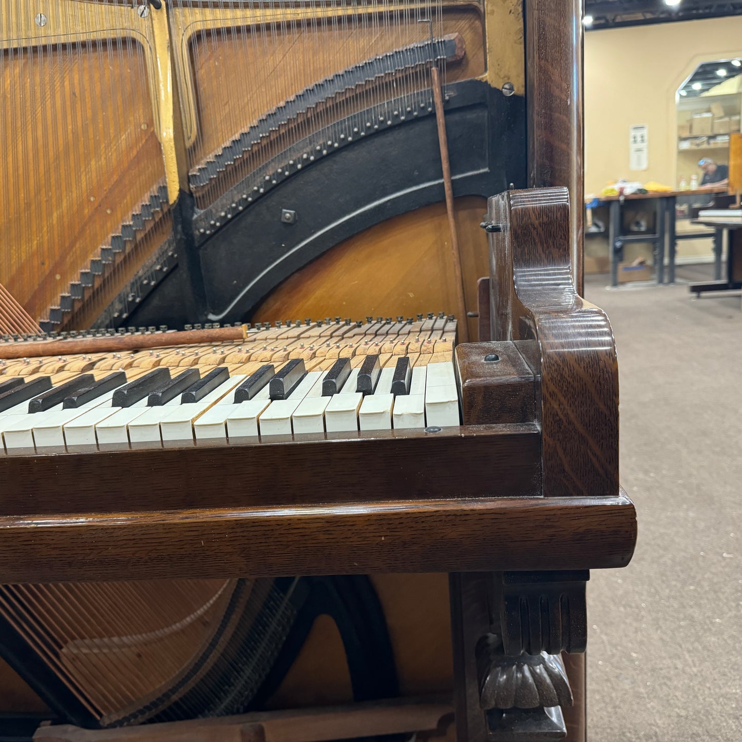 SOLD - Adam Schaaf Commissioned 57" Upright Piano