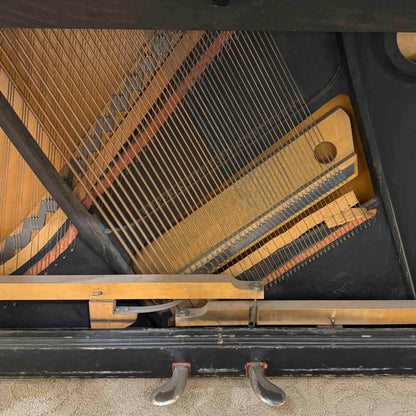 AVAILABLE TO RESTORE: CALL FOR CUSTOM PRICING - 1893 Steinway & Sons 54" Black Upright Piano