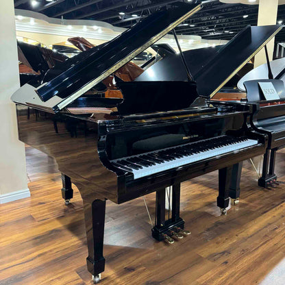 1989 Schafer & Sons SS-51 5'1" Polished Black Baby Grand Piano
