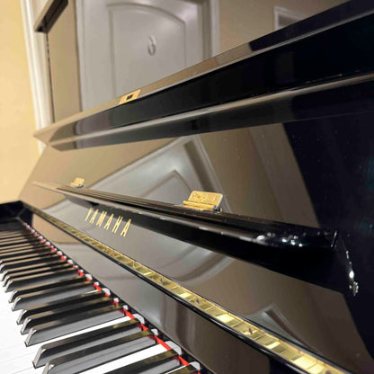1982 Yamaha YUX 52" Polished Black Upright Piano