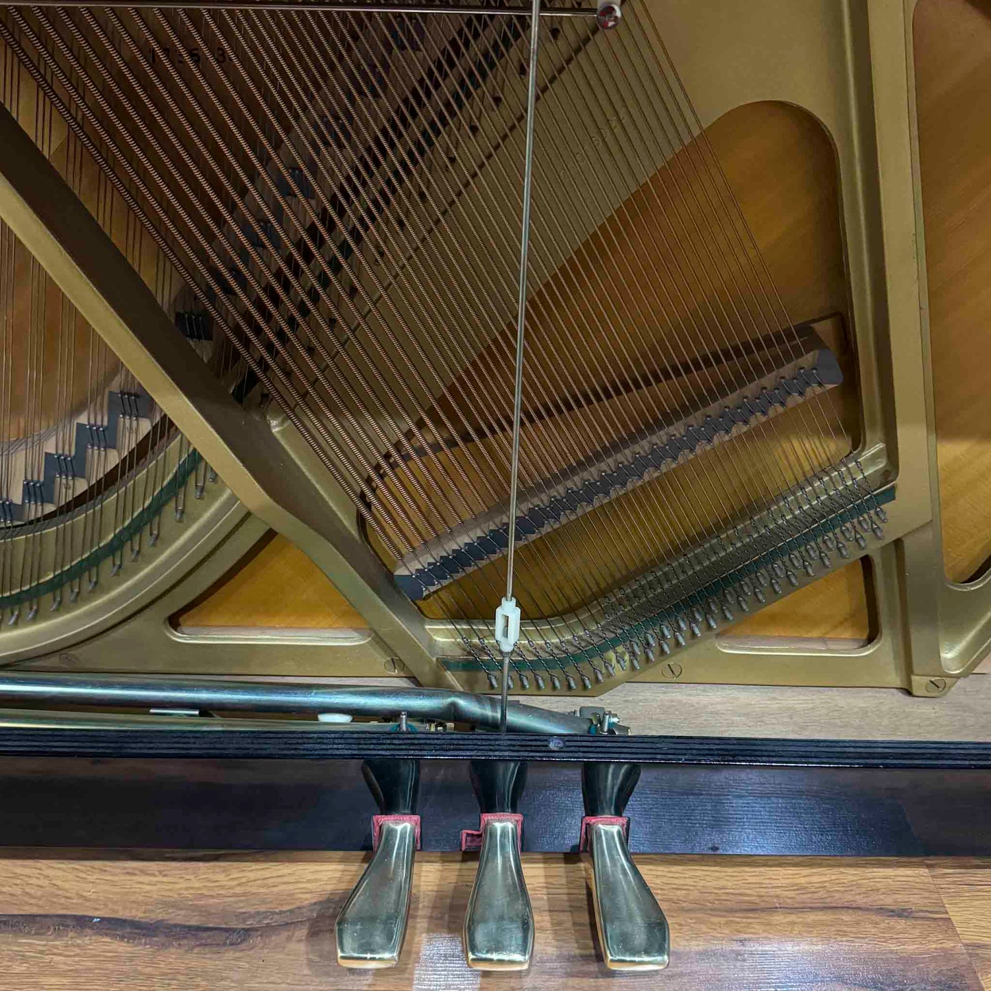 1982 Yamaha YUX 52" Polished Black Upright Piano