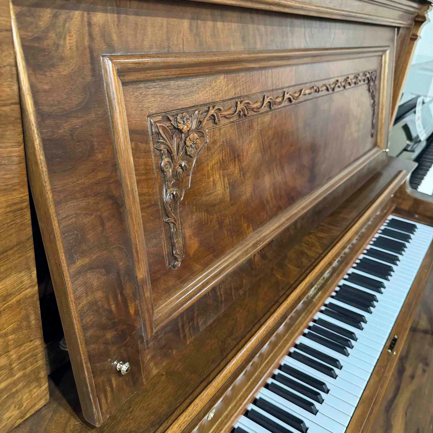 1919 Kreiter 57" Wood Finish Upright Piano